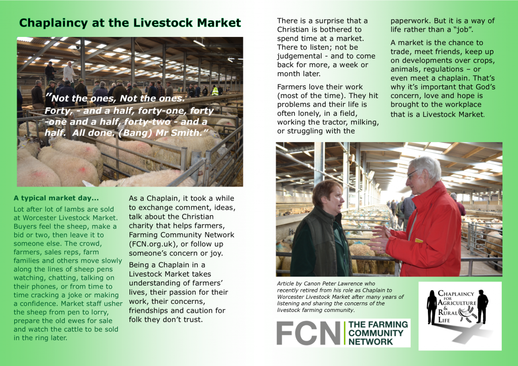 Livestock Chaplaincy Article